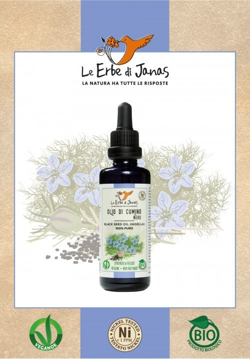 Huile vierge de Cumin noir (nigelle) 50 ml certifiée Bio
