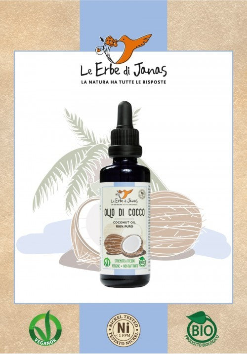 Huile vierge de Coco 50 ml certifiée Bio